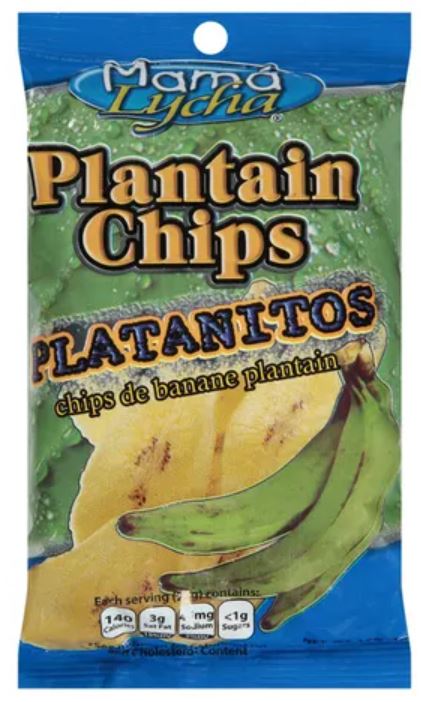 Mama Lycha Plantain Chips Platanitos 3oz