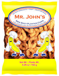 Mr. John’s Ripe Plantain chips 150g