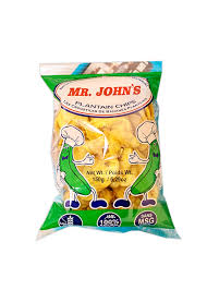 Mr. John’s Plantain Chips Regular Green 150g