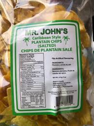 Mr John's Caribeean Regular Plantain Chips 275g